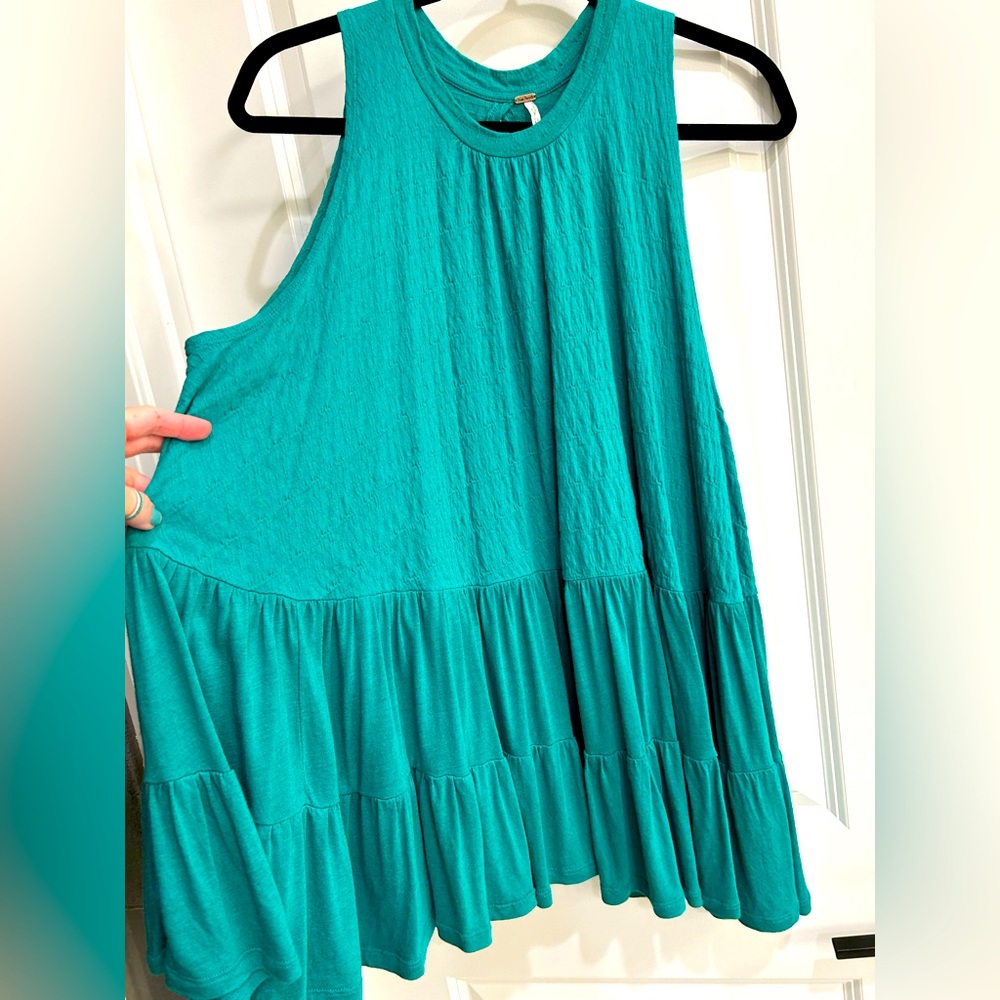 Free People Green Tank